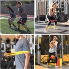 Resistance Bands Set Of 5 Loop Exercise Bands For Legs Yoga Fitness Workout Gym 