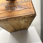 Vintage Moosehead Beer Canadian Lager Wooden Wood Crate Box Farmhouse Bar Decor