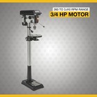 Klutch 13in  Floor-mount Drill Press  3 4 Hp  120v