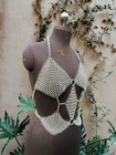 Handmade Chainmail Bikini Medieval Chainmail Bikini Armor Top   Skirt Set