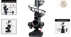 Versatile Battery-powered Baseball Pitching Machine - 9 Training Balls Included