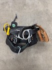 Buckingham Bashlin Lineman Climbing Gear Lot Belt Spurs Lanyards Bag Pouch