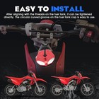 Dirt Bike Gas Fuel Tank Cap Cover Cnc For Honda Crf110 Crf125 2019-2024 Red