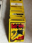 1989 Topps Batman Trading Cards Reissue Of 1966 - 130 Card Lot  Some White Backs