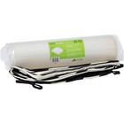 Arden Selections 19  X 20  Outdoor Round Back Patio Cushion  Onyx Black Cabana