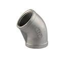 304 Stainless Steel Threaded Pipe Fittings Npt Size 1 8  Up To 4 