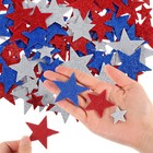 150 Pcs Patriotic Foam Star Stickers Adhesive Stickers Star Shape Glitter Foa   