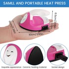 Mini Craft Iron Electric Iron Portable Handy Heat Press With Silicone Heat Insul
