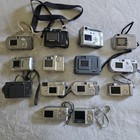 Digital Camera Lot Huge Bundle Of 14 Cameras For Parts repair 