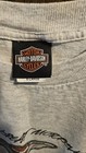 Harley Davidson Women s Grey Cropped Tshirt Xl