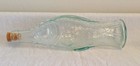 Vtg Empty Italian Fish Shaped Wine Bottle 10    Grn Pescevino Glass Beach Nautical