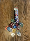 Vintage Harvard Standard 100 Loose Multi Colored  Metal Typer Token Coins