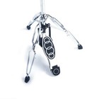 Drum Hi-hat Cymbal Stand Double Braced Chrome High Hat Silver   Black