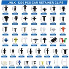 1240pcs Car Retainer Auto Fasteners Body Plastic Trim Clips Pin Rivet Bumper Kit