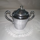 Vintage Cromwell Chromium Creamer   Sugar Set  