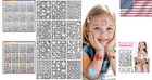 Creative 183pcs Face And Body Tattoo Stencils - Perfect For Parties   Events