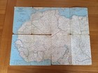1966-8 National Geographic Map Nw Northwestern Africa August Fair Condition 