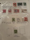 Philippines Used Stamp Collection Lot Album Page Commonwealth Map