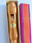 Gill Recorder S-102 Wooden Made In Israel In Original Box