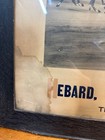 Rare Original 1890s Hebard Transportation Co  Chicago Framed Liutho Advertising 