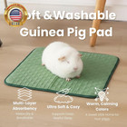 Guinea Pig Pad 12  X 12   Washable Fleece Cage Liner  Green                               