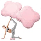 2 Packs Yoga Knee   Elbow Cushions - Extra Thick Foam For Knees  Elbows  Pink