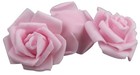 300pcs 2 Inch Real Touch Artificial Rose Head  Diy 3d Artificial Flowers For    