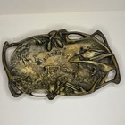 1940s Art Nouveau Brass Tray Owned By Ardennes 