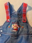 Vintage Strawberry Shortcake  berry Cute   Denim Overall Dress Pinafore