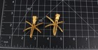 2 Vintage 50   s Crystal Glass Rhinestone Star Hair Clip Set Japan