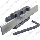 Lathe Adjustable Type Parting Cut Off Tool Holder 10mm Shank With 3 4  Hss Blade