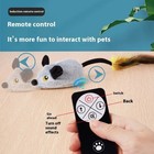 Smart Mouse Cat Toy Electric Remote Control Rechargeable With Sound   Lights 