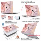 Pink Marble Case keyboard Cover For Macbook M2 M3 Air 15 13 Pro 16 14 11 12 Inch