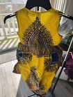 Shenbolen Women African Print Shirt Dashiki Traditional Top Size 2xl New