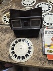 Vintage Sawyer s View-master Model C Brown Bakelite Viewer With 15 Reels     