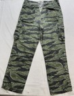 1960   s Vietnam Military Tiger Stripe Pants Jungle Size 32x27 Original 