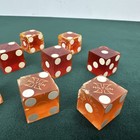Vintage Las Vegas Casino Dice Lot Hilton Flamingo Sands 1976
