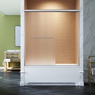 1 4  Frosted Glass Sliding Shower Door Sunny 60  X 57 4  Bypass Shower Enclosure