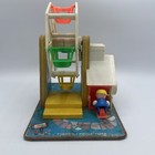 Vtg Fisher Price Little People Music Box Ferris Wheel  969 1966 Usa - Needs Work