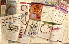 Lot Of 19 Beading Books Magazines Jewelry Making Projects Wirework Beadstyle