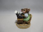 Wee Forest Folk M-022 Secretary  Miss Pell - Wonderful Vintage Wff Retired 1981