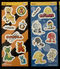 Neopets 4 Vintage Sticker Sheets 2002 Series 1 Kougra  Kacheek  Quiggle  Cybunny