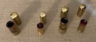 4 Vintage Gold Lipstick Tubes 3 Color Last  1 Geo Luft - Empty- Read Description