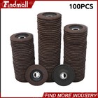 Findmall 100 Pcs 4-1 2   7 8  40 Grit Premium Zirconia Flap Disc Sanding Grinding