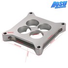 Aluminum 4150 Cnc Machined Square Bore 4 Port Carburetor Spacer 1  Thickness New