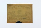 Vintage antique Un-glued Swedish Matchbox Label  the Viking Ship  Safety Matches