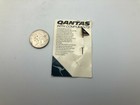 Vtg Qantas Airlines Australia Kangaroo Stick Pin On Card Advertising  H4