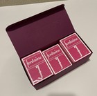 Fontaine Playing Cards Raspberry 11 Decks Brick Box Limited Edition