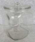 Antique Glass Lid Store Counter Top Candy Jar