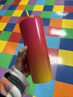 24oz  Venti Starbucks Pink orange yellow Ombre Tumbler Authentic New With Tags